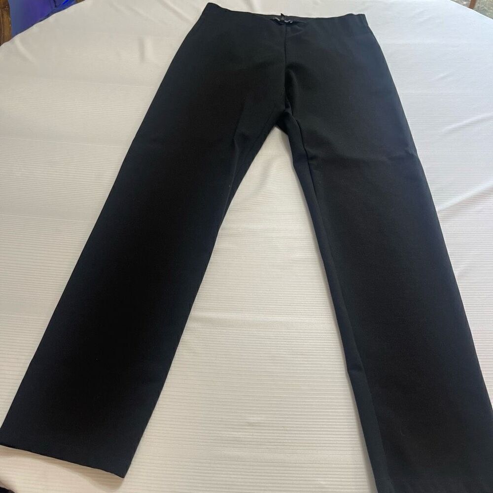 Eileen Fisher Black Stretch Pull On Pants Size Small